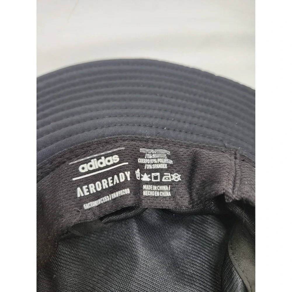 Adidas Hat Boonie Mens One Size Black AEROREADY Wide Brim Outdoor Hiking Sun